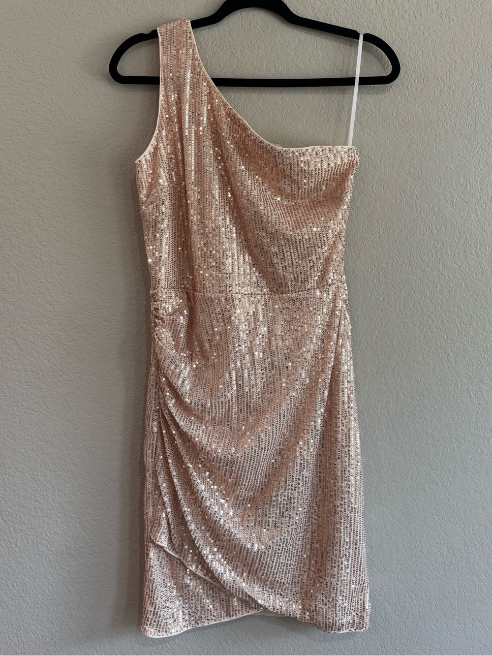 Grace Karin Sequin Cocktail Dress One Shoulder